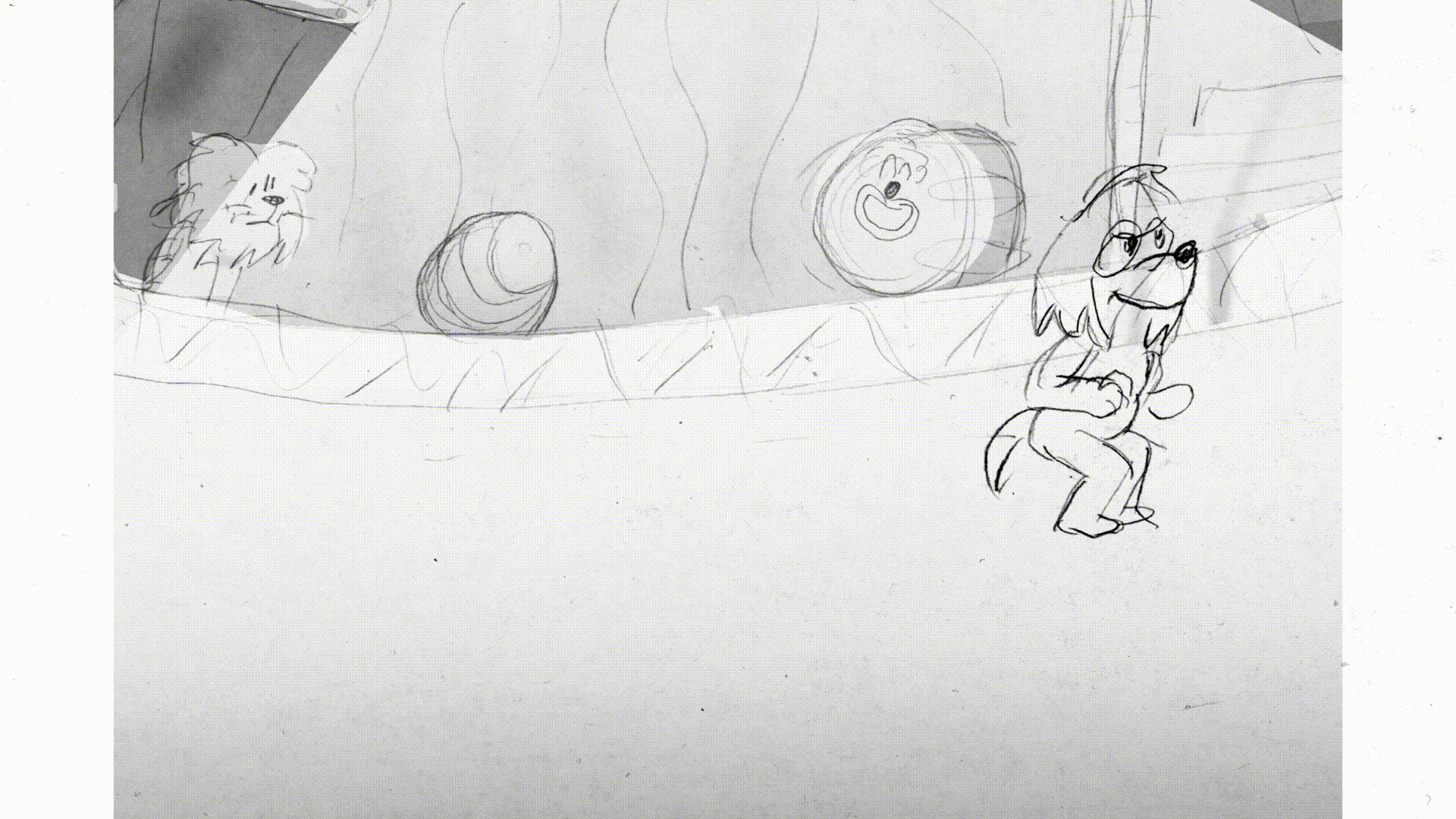 Paper animation scanned 